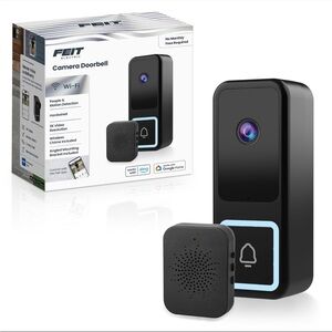 Feit 3018871 Wireless Smart-Enabled Video Doorbell NEW